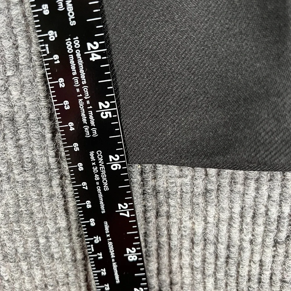 Vintage Levis Dacron Polyester‎ Pants Mens 36x30 (36x26) Black Casual Trousers